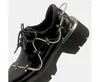 Scarpe eleganti Piattaforma nera Mocassini da donna Décolleté primaverili Calzature Designer Tacchi Scarpe da ginnastica da donna Party