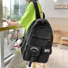 School Bags Middle For Teenagers Girls Student Backpack Women Nylon Bookbag Korean Bagpack