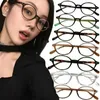 Sunglasses Vintage Y2K Oval Frame Sweet Cool Eyewear Decorative Spicy Girl Reading Computer Anti Blue Light Eyeglasses Glasses Decoration