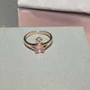 Viviennes Westwoods High wersja cztery pazur diamentowy Pierścień Prosty elegancki pierścień