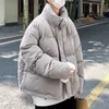 Hong Kong style rue ample et polyvalent automne hiver velours côtelé coton manteau chaud simple décontracté couple veste 240119