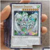 Kortspel 72 st Yu Gi Oh Japanese 72 Olika engelska Wing Dragon NT Soldier Sky Flash Kids Toy Gift 220725 Drop Leverans Toys Gif DH9P1