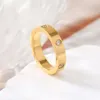 Love Friendship Ring for Women Men 18k Gold Ring Gold Band Ring Birthday Jewelry Gifts