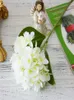 Slapup sztuczne hortensje kwiaty Pojedyncze łodygi sztuczne kwiaty 3D Diamentowe hortensja do ślubnych centrów