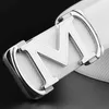 Belts K belt men designers belt high quality fashion buckle genuine leather Waist Strap casual male cowhide jeans luxury white belt