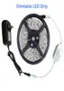 Dimmable Flexible Led Strip Light 5M SMD 3528 따뜻한 화이트 블루 로프 60LEDSM 300 LED 방수 IP65 스트립 2A 전원 어댑터 L7216566