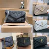 10A lockhead designer bags women fashion Shoulder bag gold silver chain bag leather handbags Lady Y type quilted lattice chains flap handbag 2023 Envelope bag