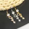 Anéis de botão de sino de umbigo mulher piercing de umbigo de aço inoxidável zircão longo em forma de coração pendente piercing de umbigo tendência mulheres sexy joias corporais yq240125