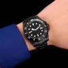 Relojes de cerámica mecánicos automáticos para hombre, 41 mm, acero inoxidable completo, relojes de pulsera para nadar, reloj luminoso de zafiro, informal de negocios, montre de luxe