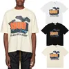 24ss USA Style Eagle Black Hills Tee Designer T-shirt Primavera Estate Casual Moda Skateboard Uomo Donna Tshirt 0125