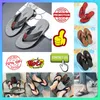 Free shipping Luxury Metallic Slide Sandals Slides man Women's Slippers Shoes anti slip wear-resistant Light weight Summer Fashion Wide Flip flop Slipper