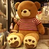 Maglione gigante di alta qualità orso bambola di peluche morbido ripieno animale orsacchiotto peluche bambini e ragazze San Valentino regalo di compleanno di San Valentino 240124