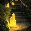 Lampes de culture LED solaires, imperméables, décoration extérieure, Villa, jardin, parc, Simulation de paysage en bambou