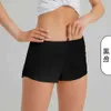 Lu-248 Summer Yoga Hoty Hot Shorts Breattable Snabbtorkning Sport Underwear Women's Pocket Running Fitness Pants Princess Sportswear Gym 89