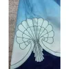 24ss Kazablanka Yeni Erkekler Tasarımcı İpek Gündelik Kısa Gradyan Baskı Seti Moda Markası Yaz Elastik Drawstring Hawaii Plajı Pantolon UNISEX KAZABLANC T-SHIRT TREND TOPS