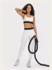 Hot AL Yoga Suits Sports Bras Top+Pants Suit Up Bra Adjustable Straps Medium Support Gym Vest High-rise Running Sweatpants Dance Pilates Muse Sportswear