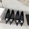 High Heels Escarpins en cuir chaussures chaton talons sans lacet femmes chaussures habillées talon aiguille bout pointu femmes créateurs de luxe chaussures de soirée