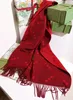 The latest explosive classic double-sided jacquard fringe scarf durable all-in-one size 180*65 luxury design