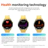 عالي الجودة JS5 Pro Smart Watch New Smart Gold 1.52 بوصة HD Round Screen Tracker NFC Wireless Charging Smartwatch