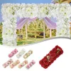 Fiori decorativi 50/20 cm Decorazione della parete di fiori da sposa fai da te Disposizione Peonie di seta Arco di rosa Sfondo Decorazione floreale artificiale