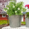 Fleurs décoratives 6 pièces, marguerites artificielles pour l'extérieur, fausses plantes vertes, arbustes en plastique pour décoration de Table à manger de maison