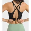 Lu Align Bras All Powered Up Bra Support Three Rows of Buckles Female Bra Sport Bra Sport Bra Yoga Lu Lemon LL 2024