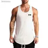 Canotte da uomo FITNESS SHARK Canotte da uomo traspiranti sottili da allenamento senza maniche T-shirt da allenamento estiva da jogging Esercizio senza maniche CanotteL240124