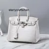 Sac à main en cuir véritable pour femme L Sac en cuir de crocodile de l'Himalaya Sac à main de grande capacité pour femme Tempérament NHAJ