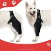 Vêtements pour chiens Protecteur de genouillère rembourré doux pour cuisse jambe chiot manchon de récupération respirant attelle de plaie