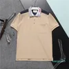 Hommes Polo Été Casual T-shirts Designer Hommes Polos Lettre Imprimer Mode Polo M-3XL