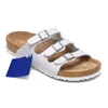 Birkinstocks Sandals Designer tofflor Boston Clogs Sandal Arizona Slides Mens Women loafers spännen Slipper Soft Footed Cork Plat Sole Birkin Stocks Shoes Dhgate