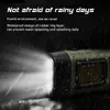 Camping Lantern SONGMEN Portable Solar Powered LED Flashlight Outdoor Hiking Camping Tent Light Hand Charge Cranked Trekking Emergency Light YQ240124