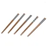 Bacchette 15 Paia Bambù Naturale Riutilizzabili Classico Stile Giapponese Chop Sticks Set Regalo Lavabile in Lavastoviglie 8,8 Pollici