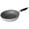 Patelnia kamienna patelnia wok non-stick patelnia kala kuchenna