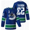 2024 Vancouver Canucks Jerseys 40 Elias Pettersson 6 Boeser 53 Bo Horvat 43 Quinn Hughes 10 Pavel Bure Hóquei Jersey 33