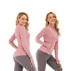 LU-008 Women's Yoga Jacket Women's Sport Running Fitness Tight Jacket Hoodie Sport Full Zip Quick Tork Designer Clothing Hoodie