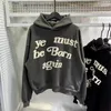 22ss Men's Hoodie CPFM YE MUST BE BORN AGAIN Letter Printed High Street Hip Hop Hoodies 12 Colors Hooded Sweatshirts US size S-XL