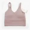 Lu-20 U Back Yoga Align Tank Tops Gym Clothes Women Casual Running Nude Tight Sports Bra Fitness Beautiful Underwear Vest Sh 84