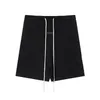 Shorts Heren Shorts Heren Korte Heren Designer Katoen Ontspannen Letter Knielengte Man Zomer Mode Casual Trekkoordbroek