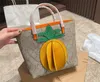 مصمم حقيبة حقيبة نساء أناناس أوفيديا حقيبة يد 2-GS سلة التسوق تجمه