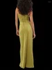 Casual Dresses Women Evening Party Long Dress Gown Slip Maxi Spaghetti Straps Flower Hollowed Formal Cocktail Clubwear