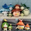 5 pieces of 15/30cm game Genshin Impact Sumeru Aranara Genshin plush keychain cotton doll pillow role-playing cute pendant props accessories 240124