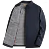 Men's Jackets Standing Collar Jacket Spring And Autumn Leadership Cadres Middle-aged Elderly Business Casual