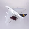 1/160 Bilancia 50.5 CM Compagnia Aerea A380 Lufthansa Modello di Aereo W Luce e Ruota Pressofuso In Resina di Plastica Aereo Per La Raccolta 240118