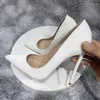 Dress Shoes Mint Green Black White Crocodile Effect Women Pointy Toe High Heel Sexy Ladies Party Stiletto Pumps 8-12cm