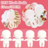 15/20 cm DIY Plush Doll Normal/Fat Cotton Doll Body No Attribut Kit Blank Unembroideri 20cm Plush Attribut Doll Girge Gift 240124