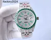 Ap Watch Diamond Moissanite Iced Out kan test 10A ROX TOP doorstaan Heren en dames Fysieke schietdiameter AAA zirkoon 904 stalen riem 41 mm saffier krasbestendig glas