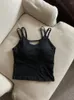 Serbatoi da donna top per colture casual per donne cotone cavo out canotta canotta femmina con reggiseno y2k giubbotto senza maniche