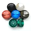Concave SharpStone Grinders Smoking Herbal Spice Crusher 40 50 55 63mm Metal Grinder 4 Layers With Scraper 6 Colors Dry Herb Vaporizer 11 LL