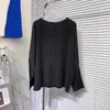 Dames T-shirts Miyake Geplooide Lange Mouwen Ronde Hals Top Shirt Voor 2024 Herfst Brede Mode Koreaanse Editie Eenvoudig T-shirt